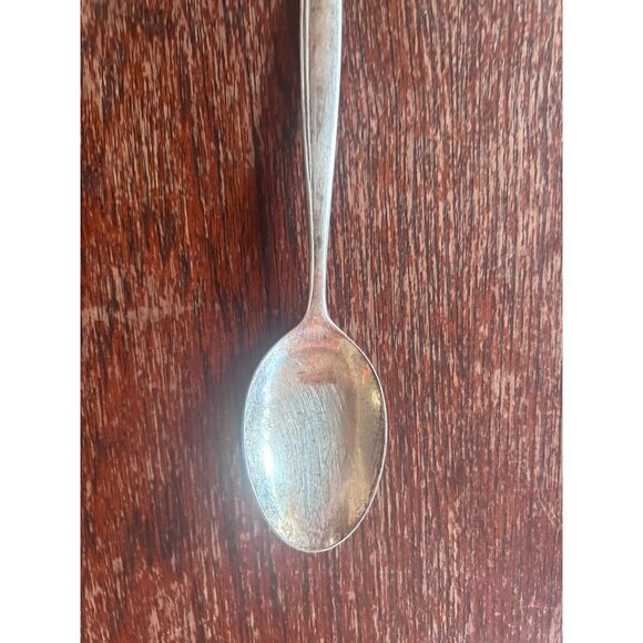 Vintage Cypress Soup Spoon Sterling Silver Salt Spoon Master Custom Made 3 1/2 - Picture 3 of 6